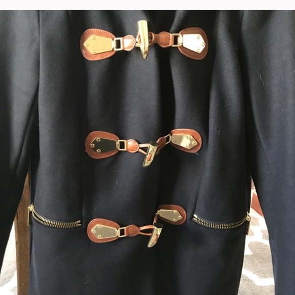 Michael Kors Duffle Toggle Wool Coat. - Picture 2 of 4